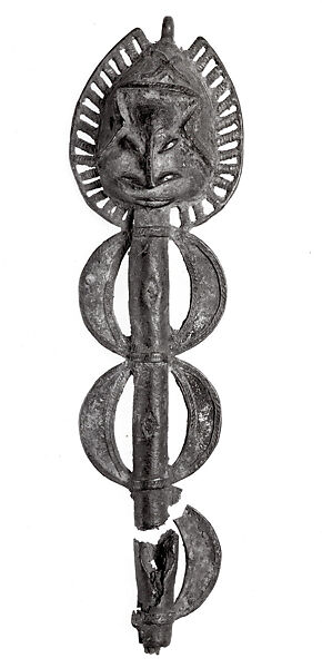 Staff (Edan Ogboni), Bronze, Yoruba peoples 