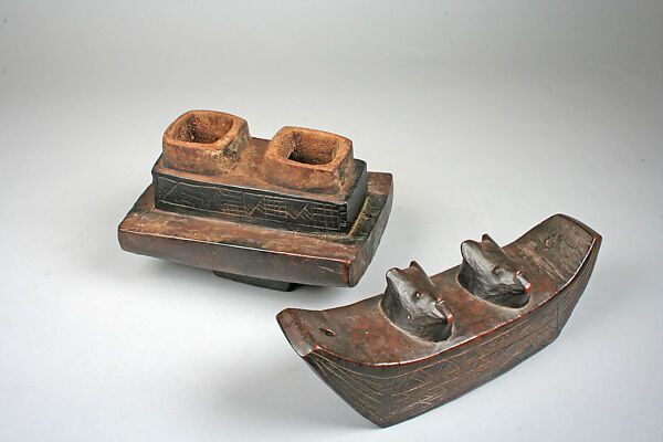 Vessel for Serving Kola Nuts, Ohaffia-Igbo artist, Wood, Ohaffia-Igbo peoples