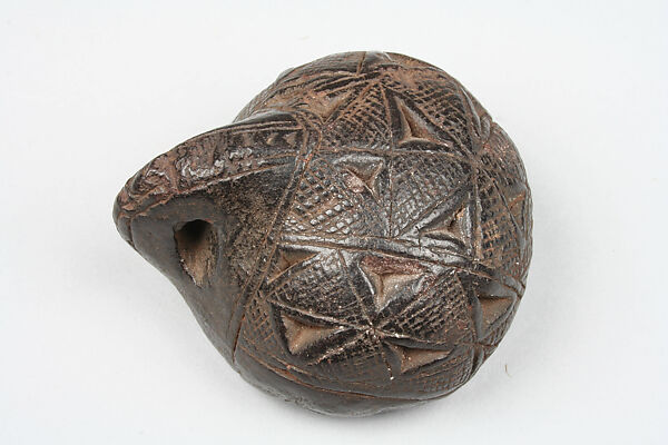 Ornament, Camwood paste, Kuba peoples 