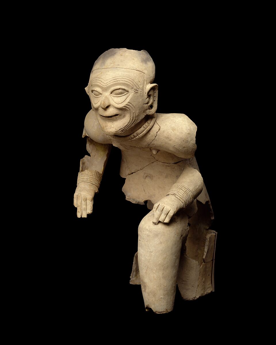 Seated elder, Tolita-Tumaco artist, Ceramic 