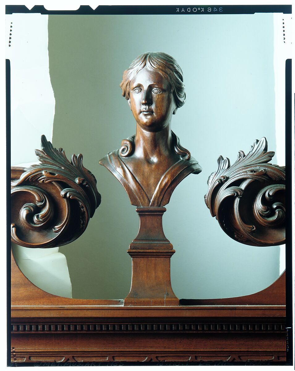 Desk and bookcase, Mahogany, yellow pine, red cedar, white oak, tulip poplar, American