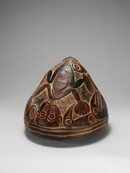 Sago Bowl (Kamana), Ceramic, paint, Sawos people 