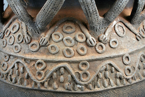 Vessel: Openwork Rim, Terracotta, Bamileke
