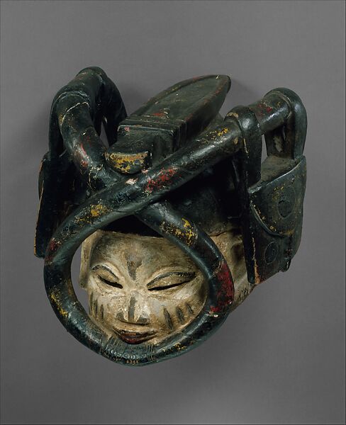 Helmet Mask (Gelede), Yoruba artist, Wood, pigment, Yoruba peoples