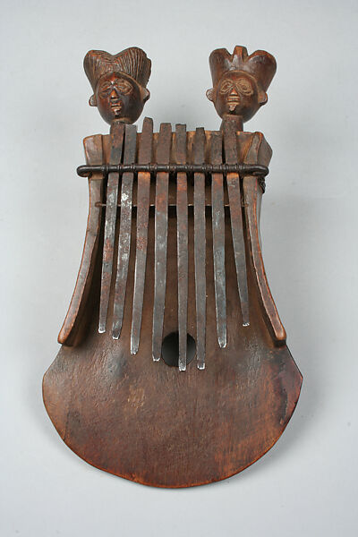 Thumb Piano (Mbira), Wood, iron, wire, Chokwe peoples 
