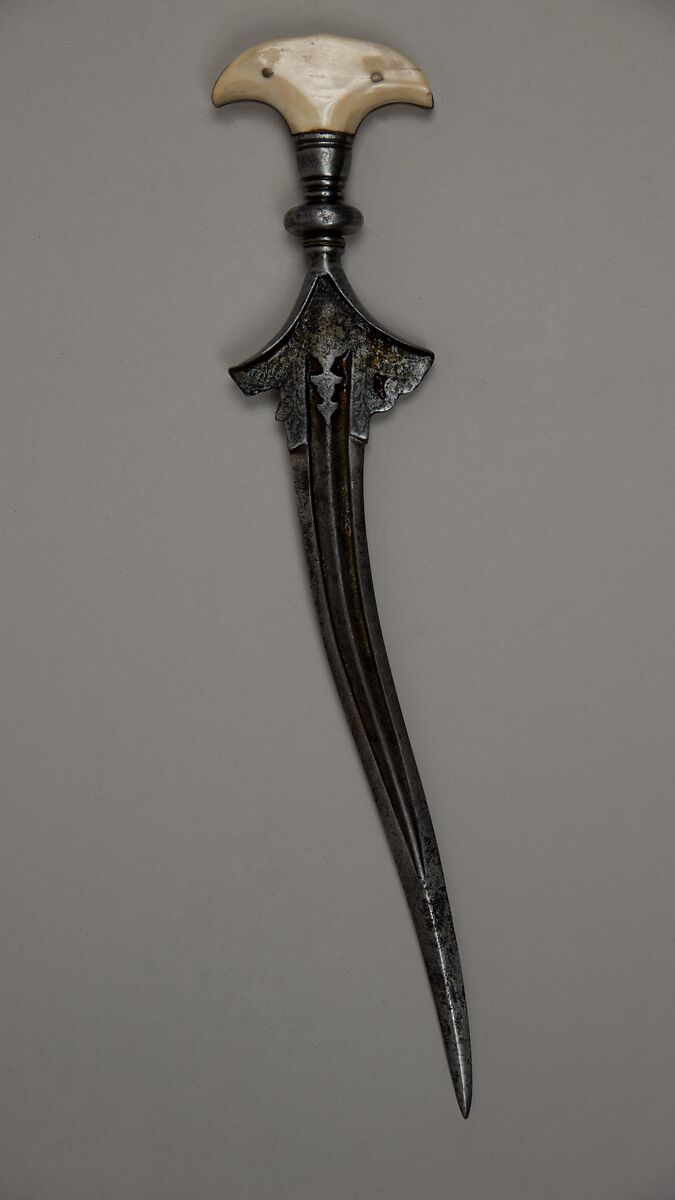 Dagger (Chilanum), Steel, ivory, Indian 