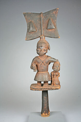 Sango Staff: Male Figure (Ose Sango)