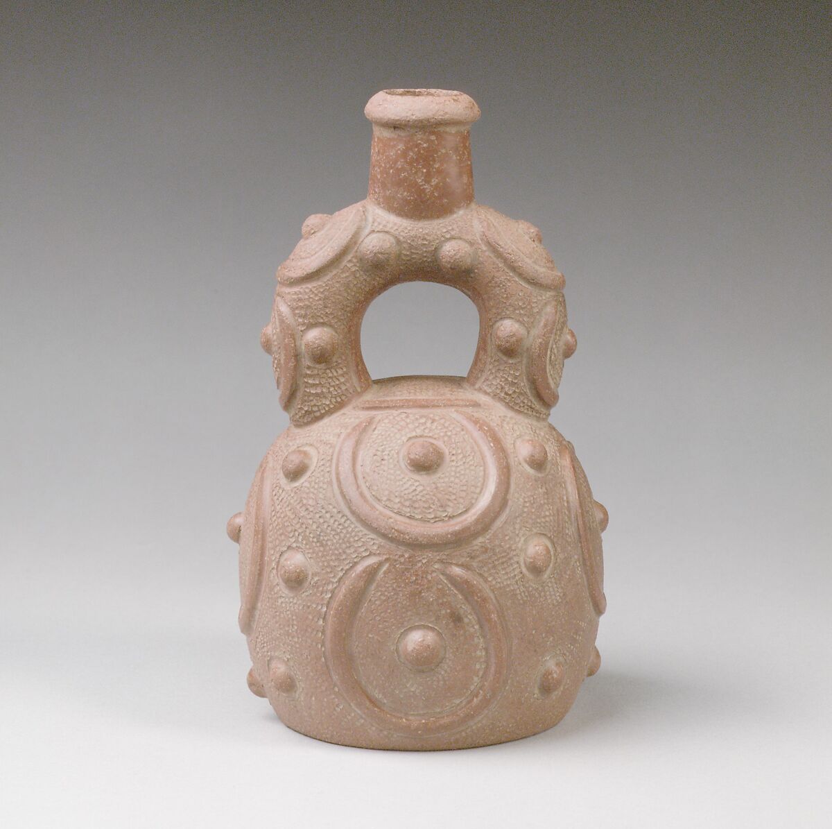 Stirrup-spout Bottle, Ceramic, Cupisnique 