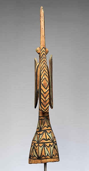 Headdress (Kapurei), Wood, paint, Sulka people