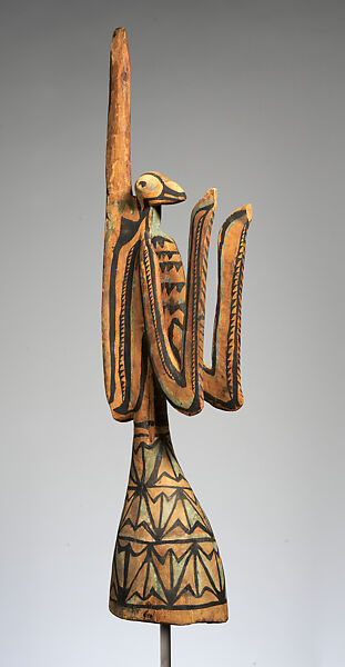Headdress (Kapurei), Wood, paint, Sulka people