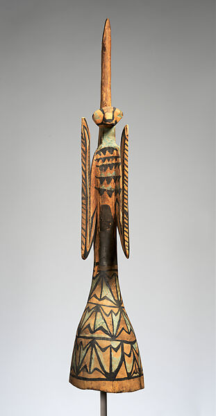 Headdress (Kapurei), Wood, paint, Sulka people