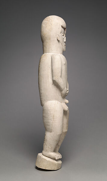 Funerary Figure (Kulap), Chalk, paint, Southern New Ireland