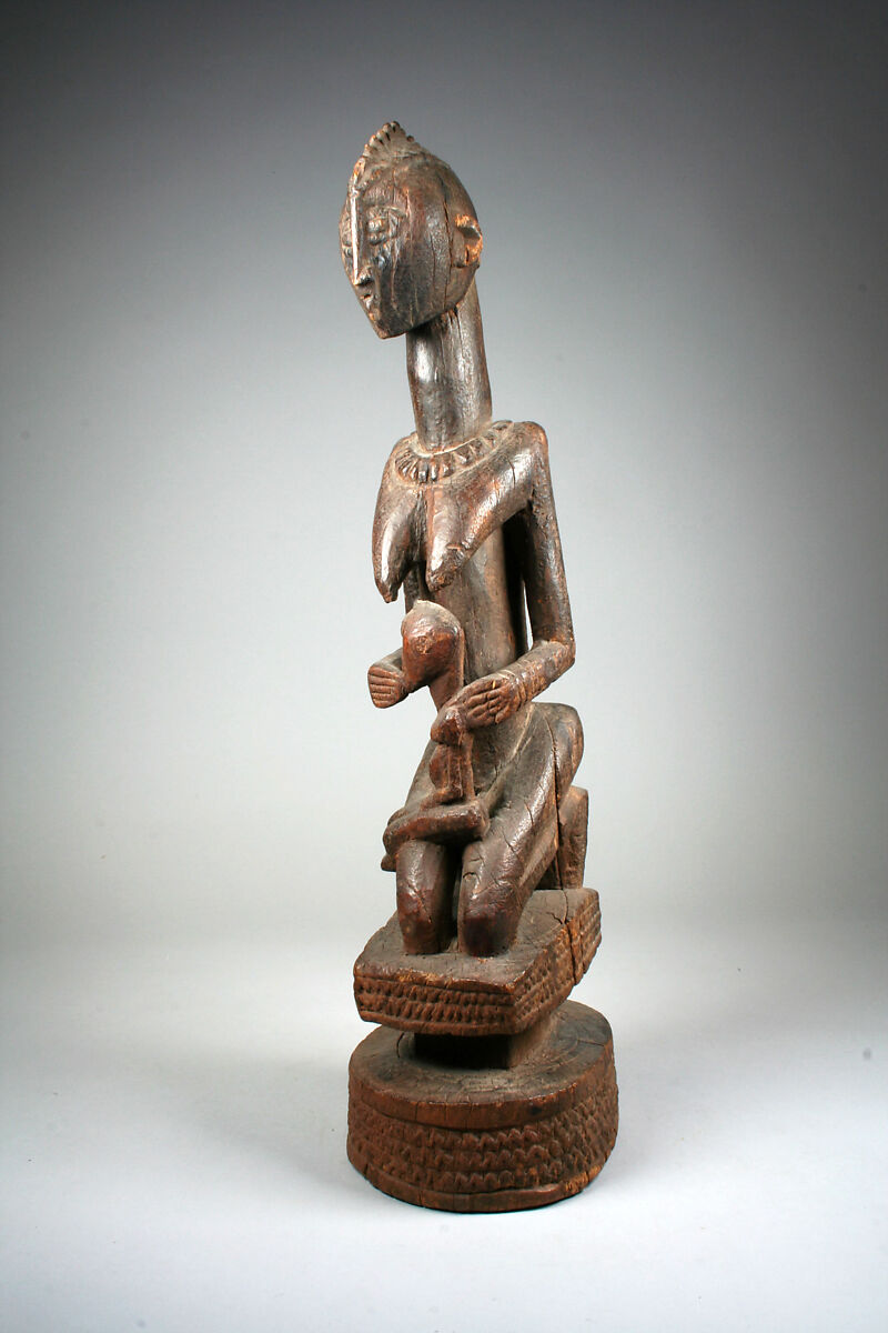 Figure: Mother and Child, Wood, Dogon peoples 