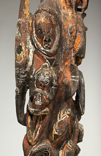 Figure (Nggwalndu), Wood, paint, Abelam people