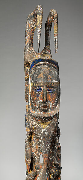 Figure (Nggwalndu), Wood, paint, Abelam people