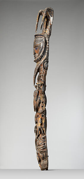 Figure (Nggwalndu), Wood, paint, Abelam people