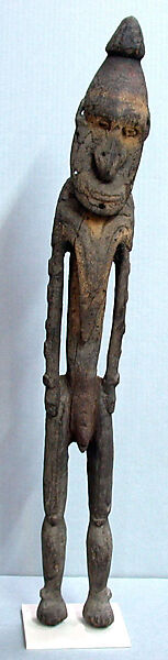 Male Figure, Wood, paint, Lower Sepik River region 