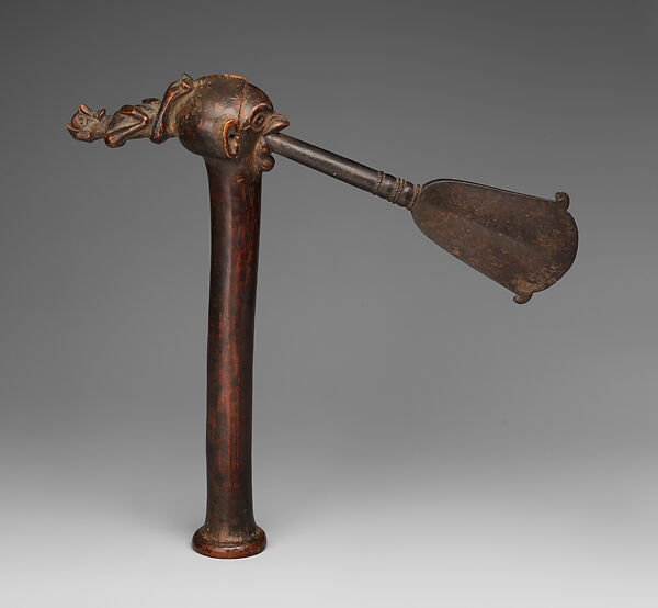 Khaandu (ceremonial axe), Yaka artist, Iron, wood, Yaka peoples