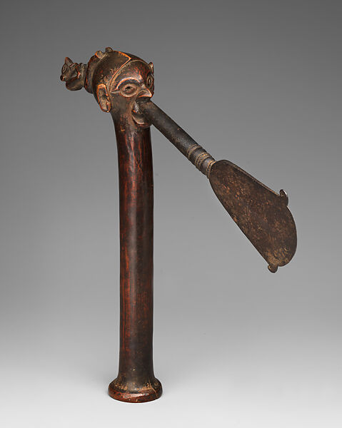 Khaandu (ceremonial axe), Yaka artist, Iron, wood, Yaka peoples