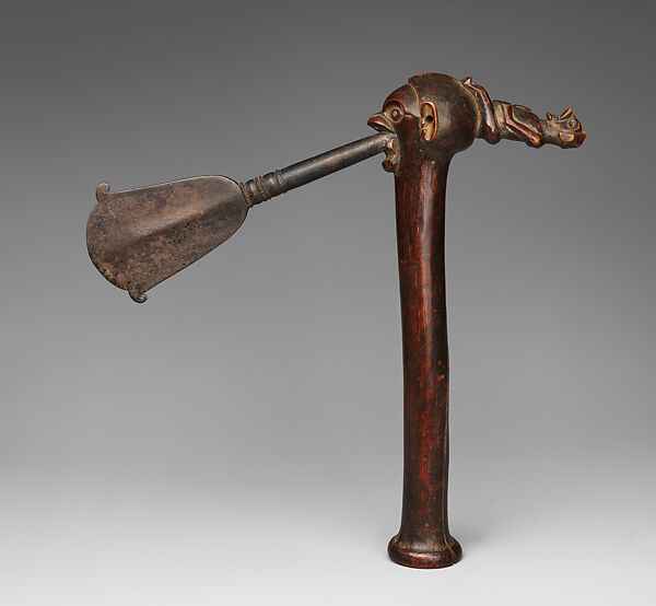 Khaandu (ceremonial axe), Yaka artist, Iron, wood, Yaka peoples