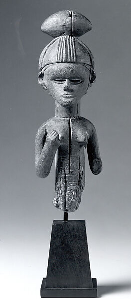 Figure Fragment: Female, Wood, Temne (?) 