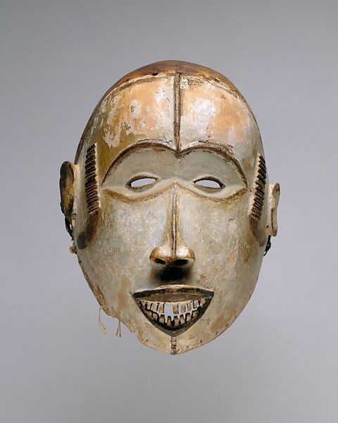 Mask (Okoroshi Oma), Wood, cloth, pigment, Igbo peoples 