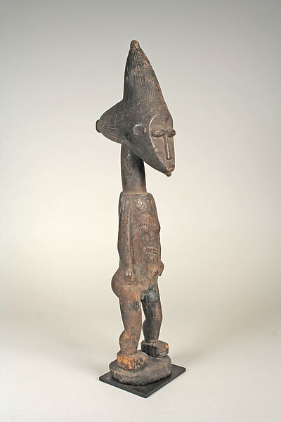 Male Figure, Wood, Baule peoples 