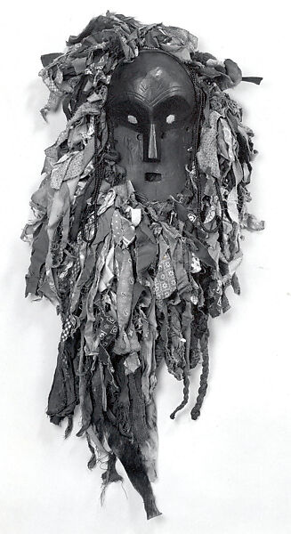 Mask (Chadzunda), Wood, cotton, wool, fur, hide, feathers, pigment, cordage,  glass beads, Maravi peoples, Manganja or Chewa group 