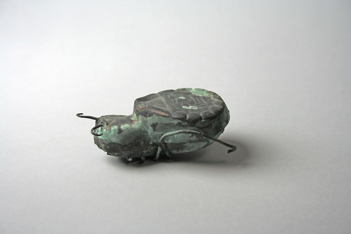 Spider, Gilded copper, Moche