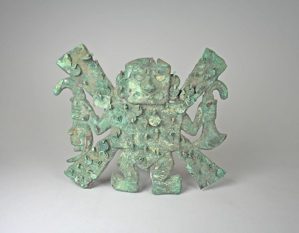 Decapitator, Silvered copper, Moche 