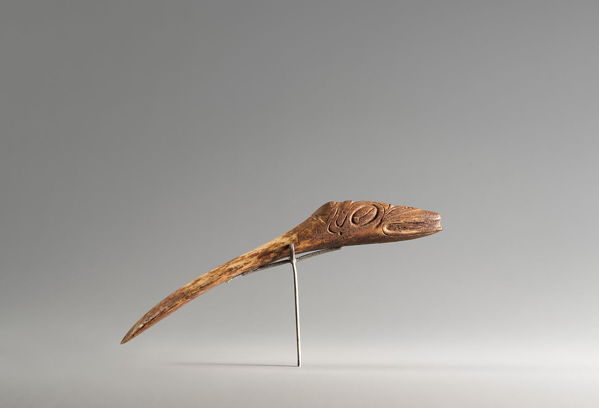 Spatula (Vomitivo), Lizard, Bone, Taíno