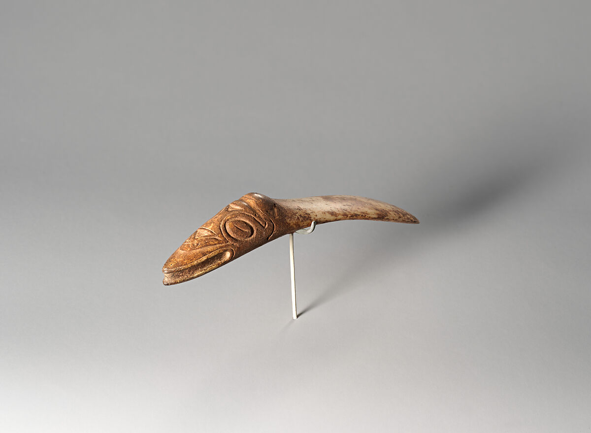 Spatula (Vomitivo), Lizard, Bone, Taíno 