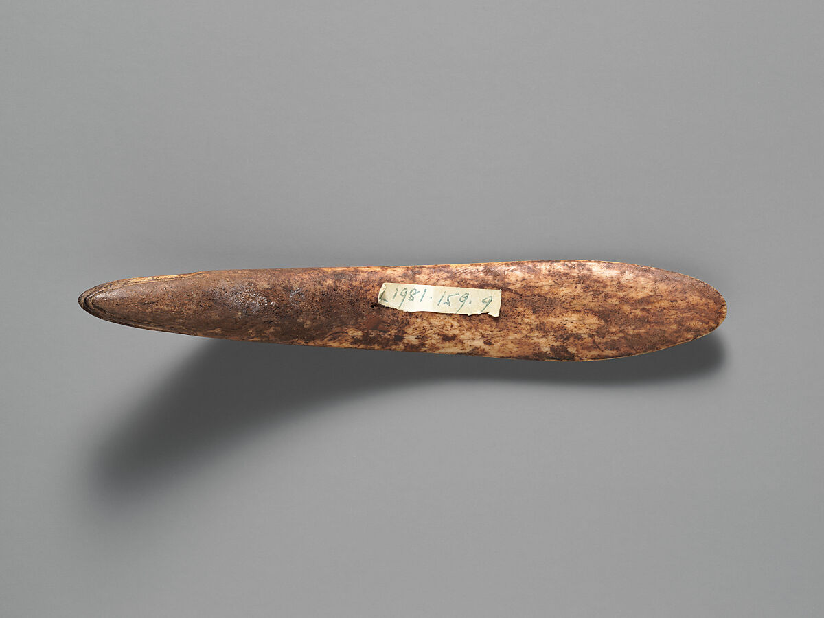 Spatula (Vomitivo), Lizard, Bone, Taíno