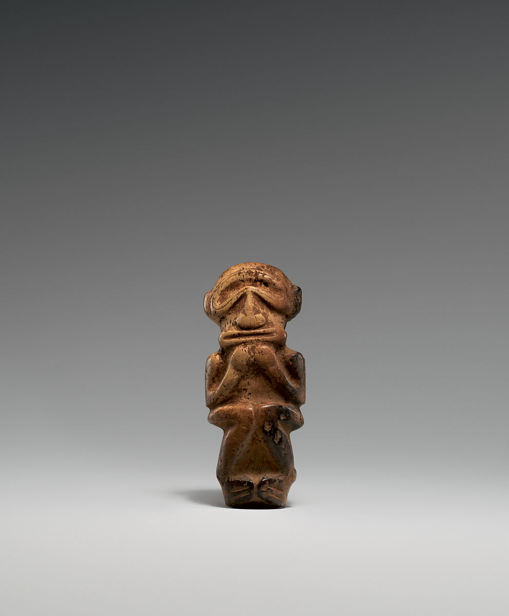 Figure Pendant, Bone, Taíno 