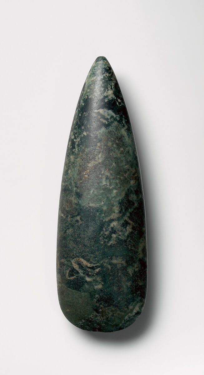 Ceremonial Axe, Greenstone, Taíno 