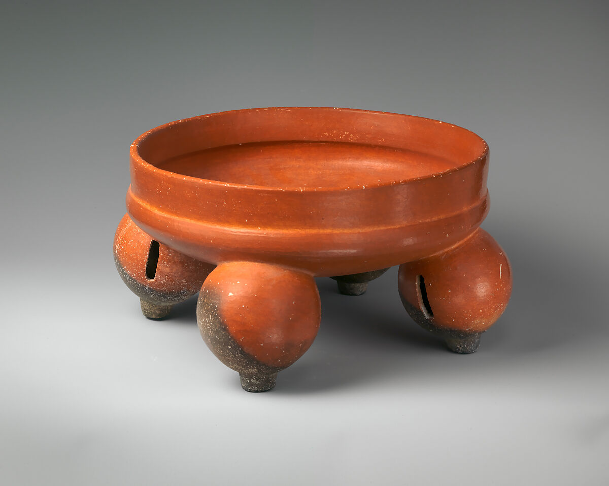 Tetrapod Bowl, Ceramic, Maya 