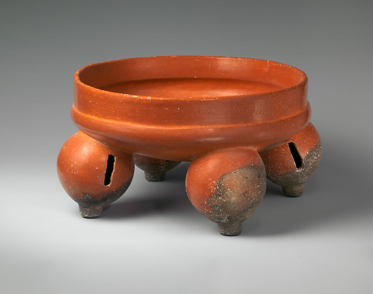 Tetrapod Bowl, Ceramic, Maya