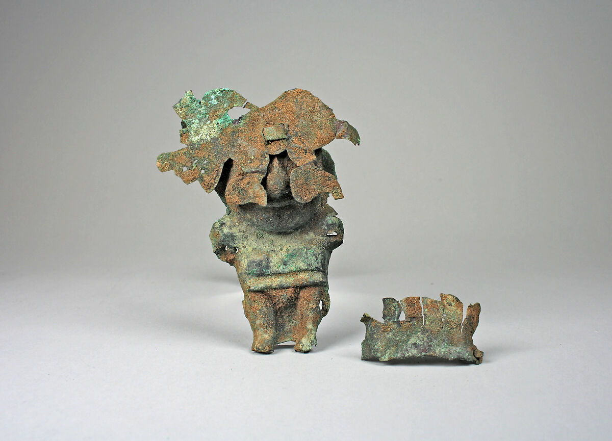 Figure Ornament, Copper, Moche 