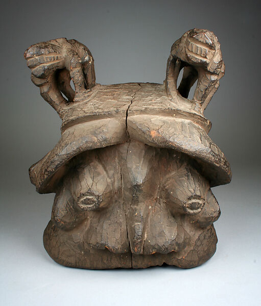 Headdress: Hippopotamus, Wood, Cameroon 
