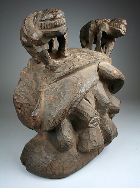 Headdress: Hippopotamus, Wood, Cameroon