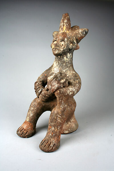 Maternity Figure (Ntekpe), Igbo artist, Terracotta, Igbo peoples