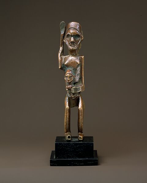 Figure: Mother and Child, Brass, Teke peoples 