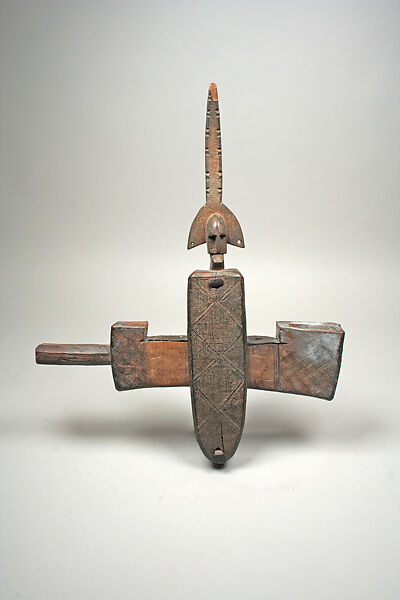 Door Lock: Figure, Wood, iron, Bamana peoples 