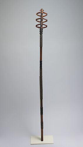 Prestige staff with openwork design