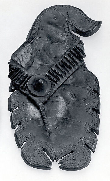 Sandal: Scorpion, Leather, beads (?), Asante 