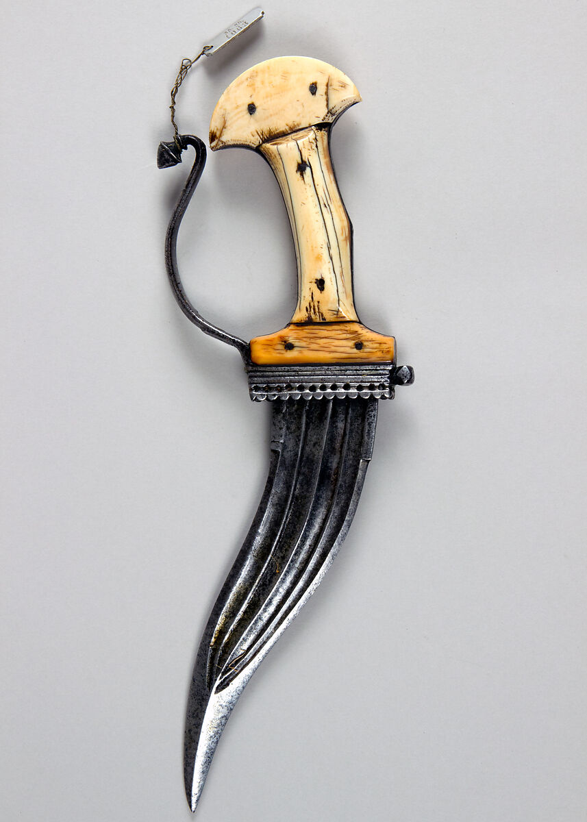 Dagger (Khanjarli), Steel, ivory, Indian 