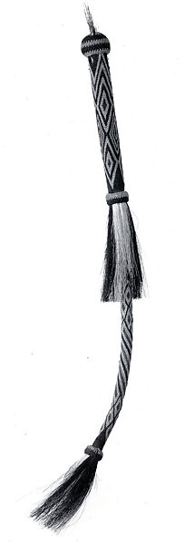 Ceremonial Whisk, Animal hair, thread, Rwanda 