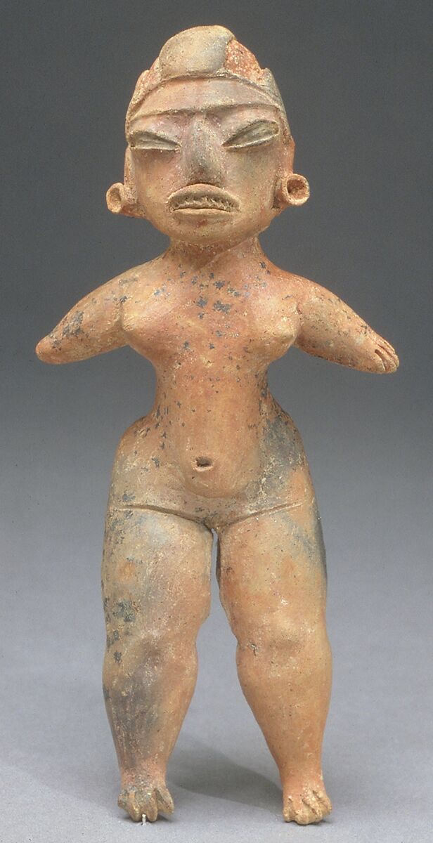 Female Figure, Ceramic, Olmec 