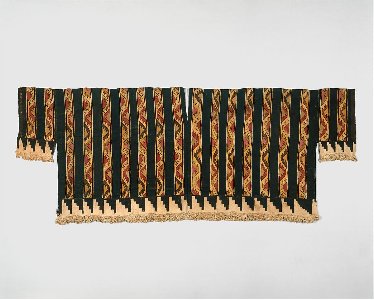 Shirt, Central Coast artist, Camelid hair, cotton, Peru; central coast (?)