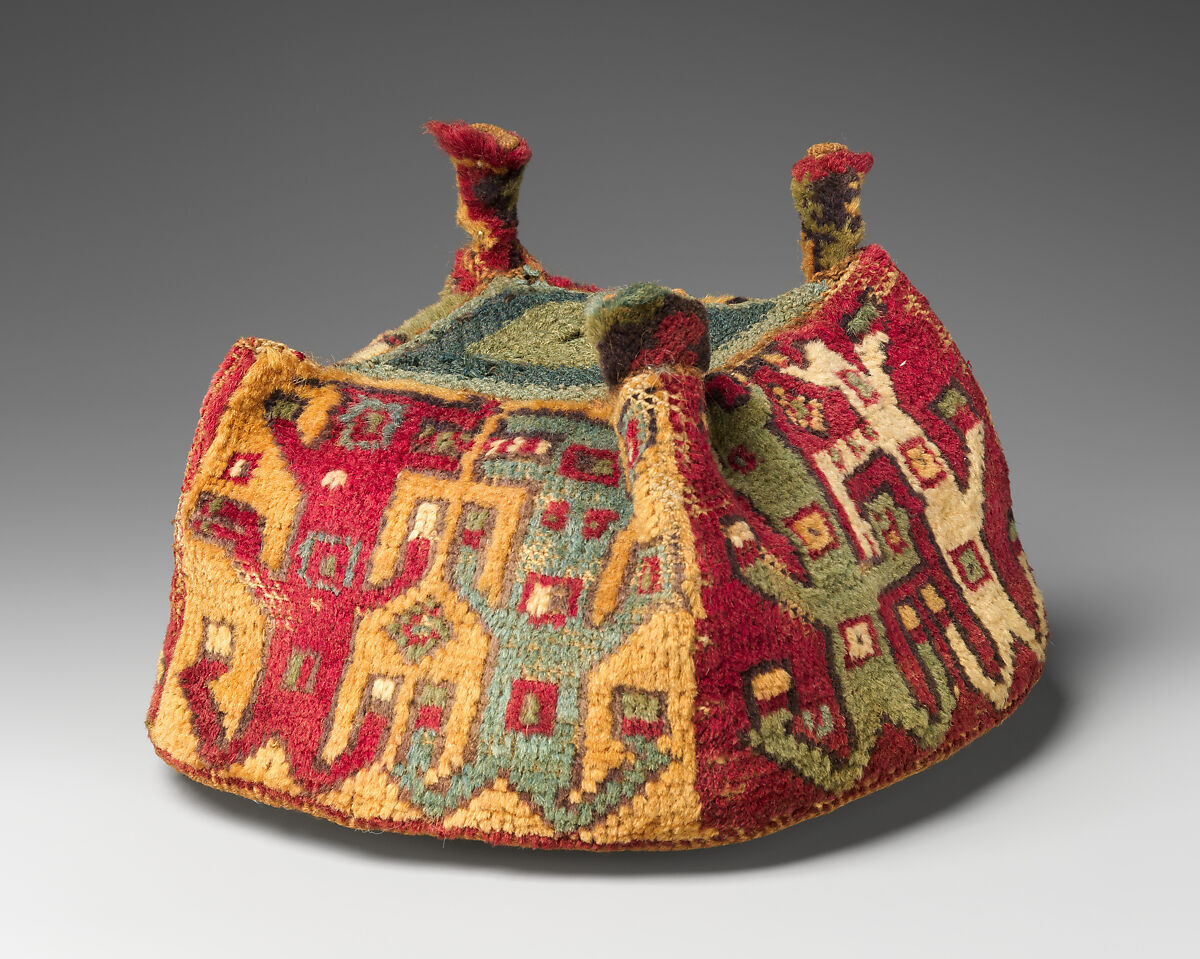 Four-Cornered Hat, Camelid hair, Wari